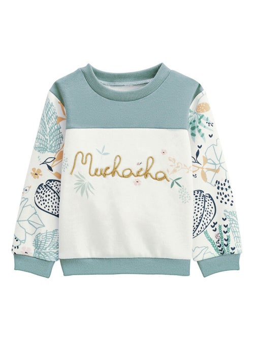 Sweat-shirt enfant en molleton Holamuchacha - Kiabi