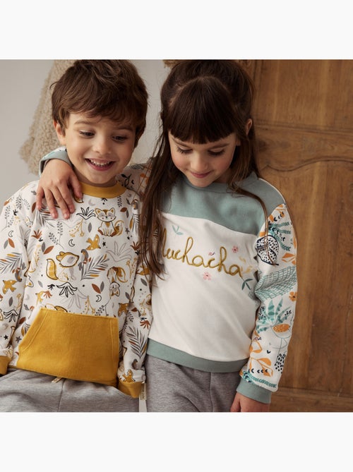 Sweat-shirt enfant en molleton Holamuchacha - Kiabi