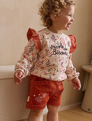 Sweat-shirt enfant en molleton Manouk