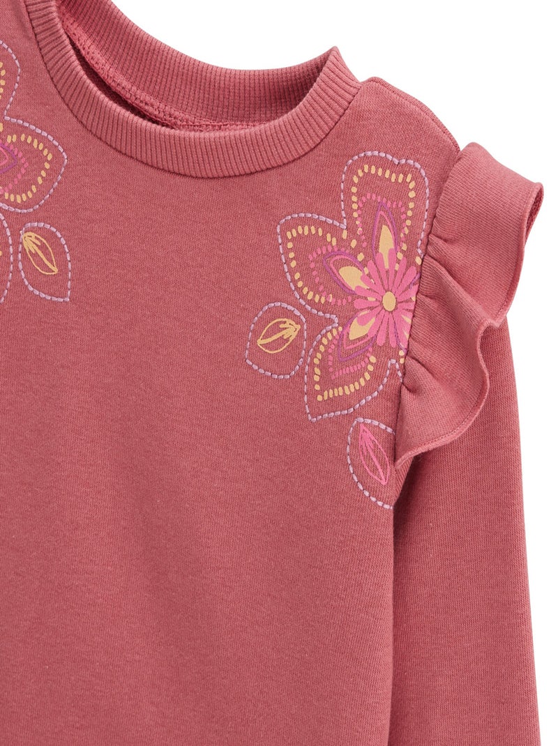 Sweat-shirt enfant Fiesta Terracotta - Kiabi