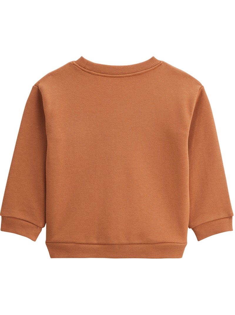 Sweat-shirt enfant Tango Marron - Kiabi