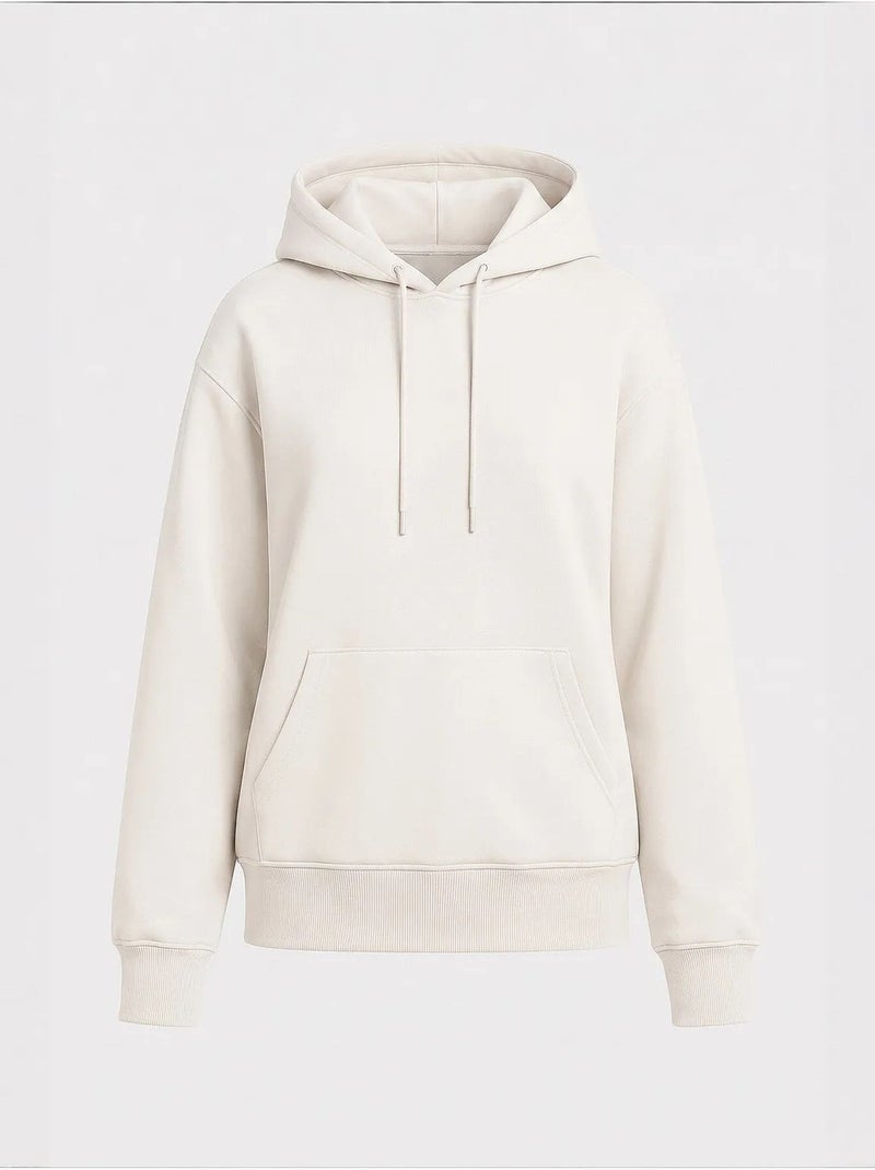 Sweat-shirt femme à capuche tommy Crème - Kiabi