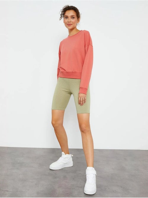 Sweat-shirt femme coupe décontractée à col rond tommy - Kiabi Sweat-shirt femme coupe décontractée à col rond tommy - Kiabi
