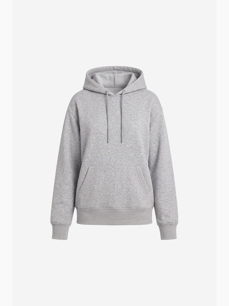 Sweat-shirt femme en coton mélangé tommy Gris clair - Kiabi