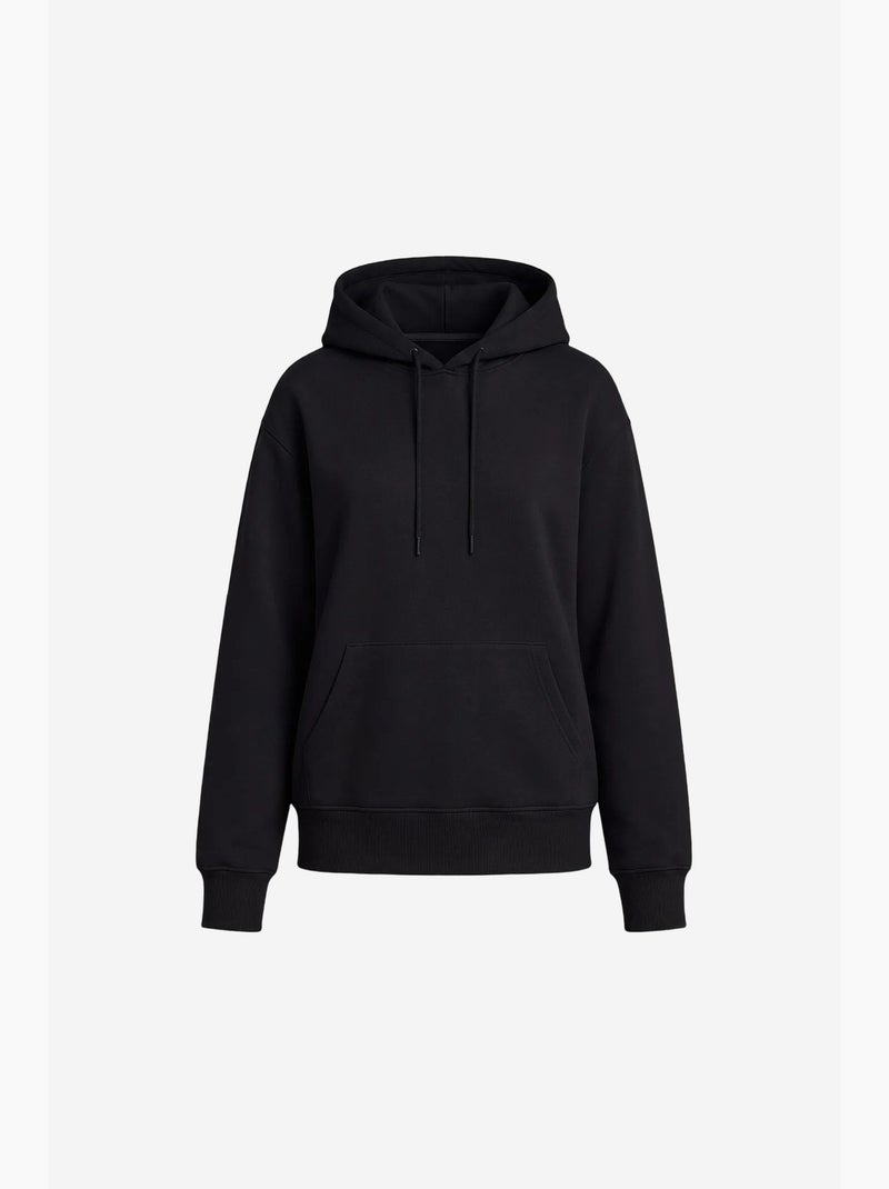 Sweat-shirt femme en coton mélangé tommy Noir - Kiabi