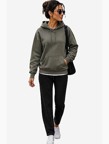 Sweat-shirt femme en coton mélangé tommy