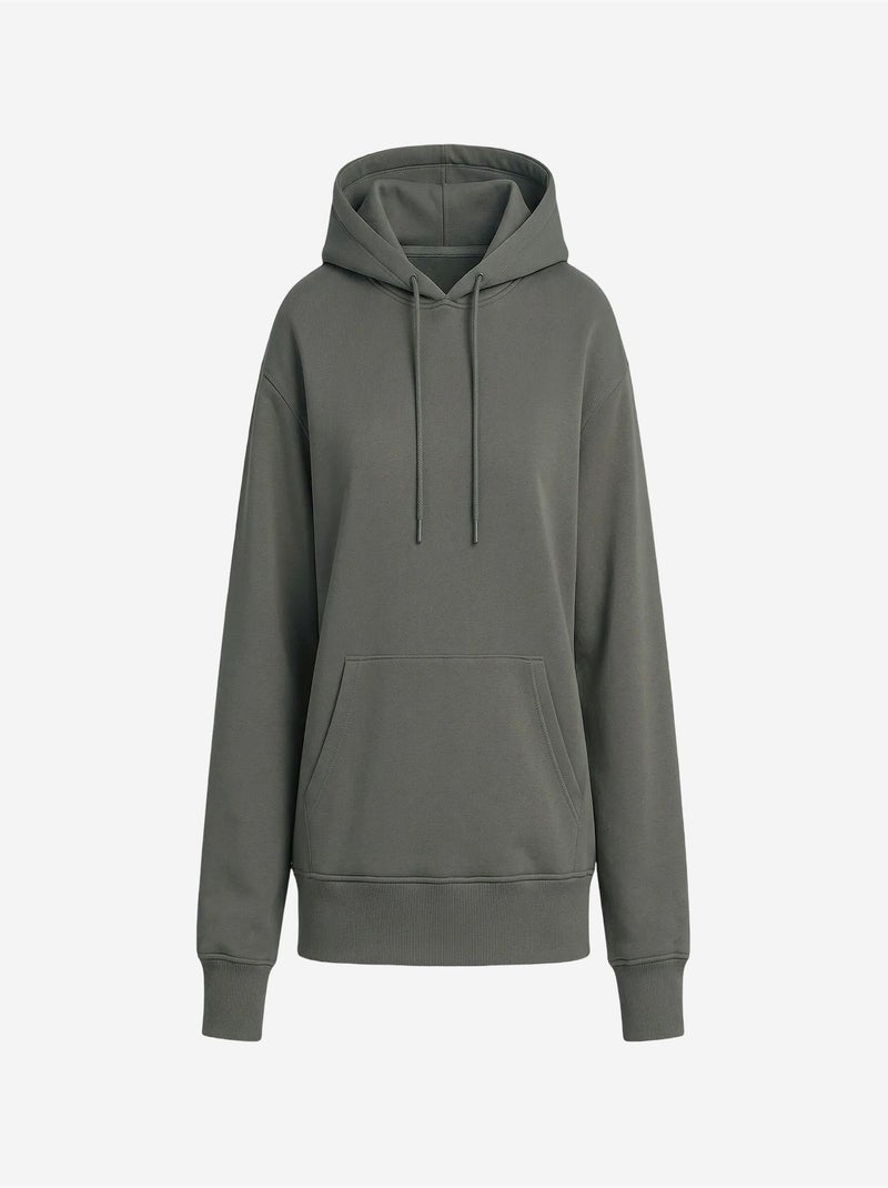 Sweat-shirt femme en coton mélangé tommy Vert kaki - Kiabi