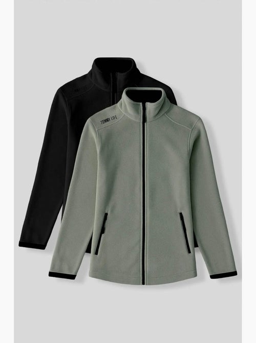 Sweat-shirt femme en maille peluche à fermeture éclair tommy - Kiabi
