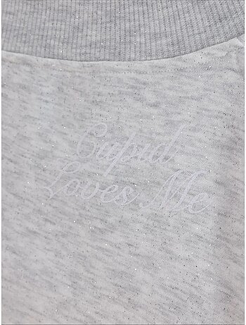 Sweat-shirt femme en mélange de coton busem