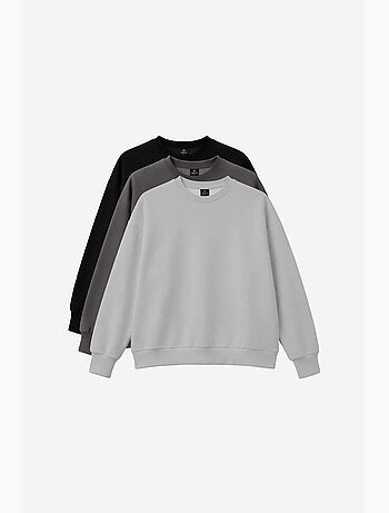 Sweat-shirt femme en mélange de coton tommy