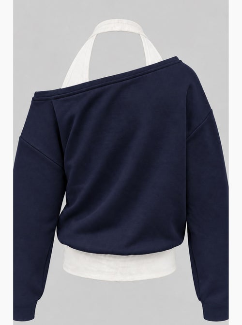 Sweat-shirt femme mixray - Kiabi Sweat-shirt femme mixray - Kiabi