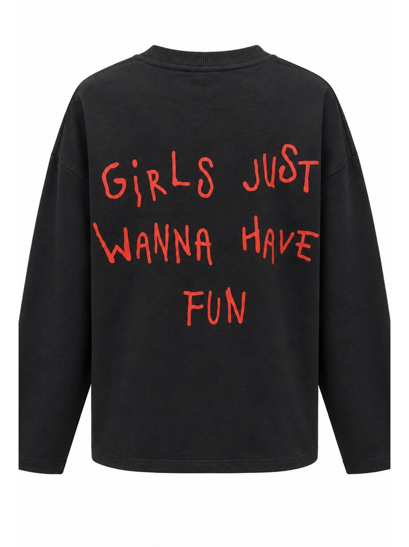Sweat-shirt femme mixray Noir - Kiabi