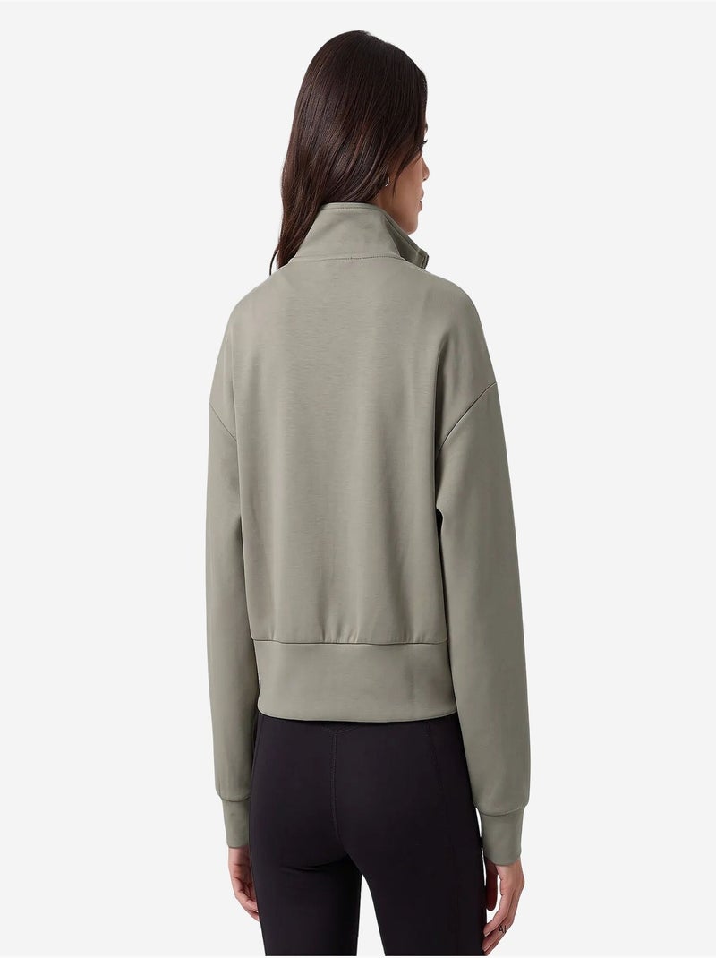 Sweat-shirt femme tommy Kaki - Kiabi