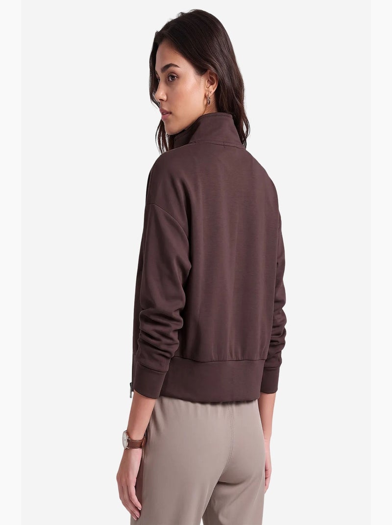Sweat-shirt femme tommy Marron chocolat - Kiabi
