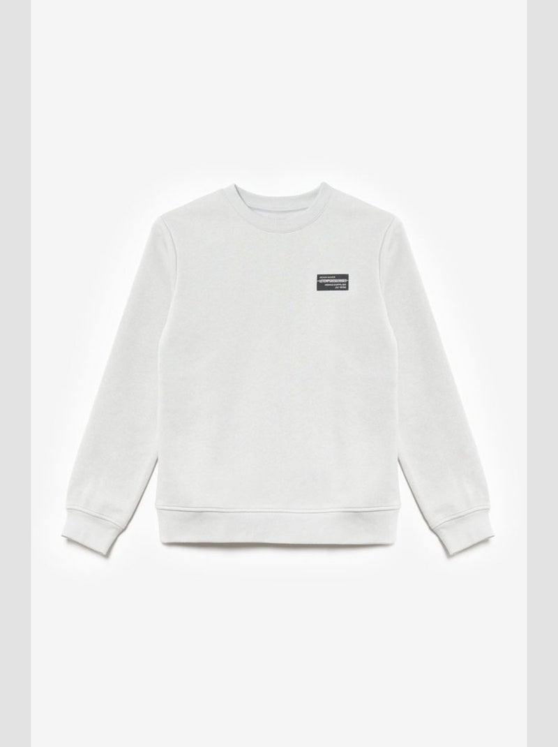 Sweat-Shirt GALAXBO 'Le Temps Des Cerises' Gris - Kiabi