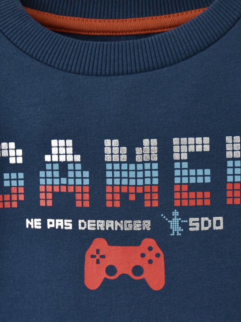 SWEAT SHIRT GAMER DEWAY Bleu - Kiabi