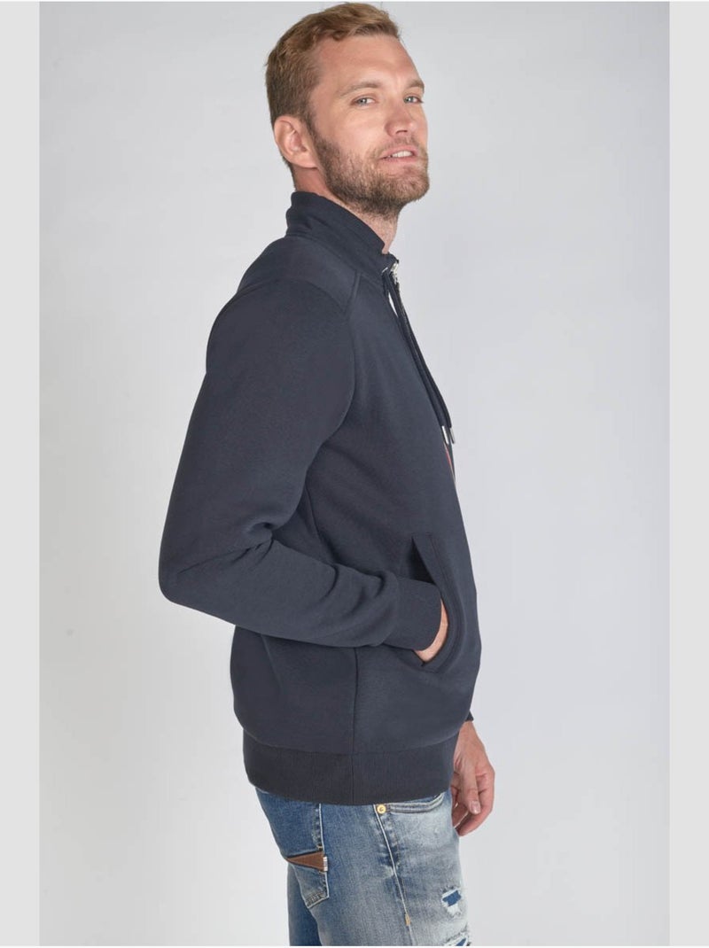 Sweat-shirt goal 'le temps des cerises' Bleu - Kiabi