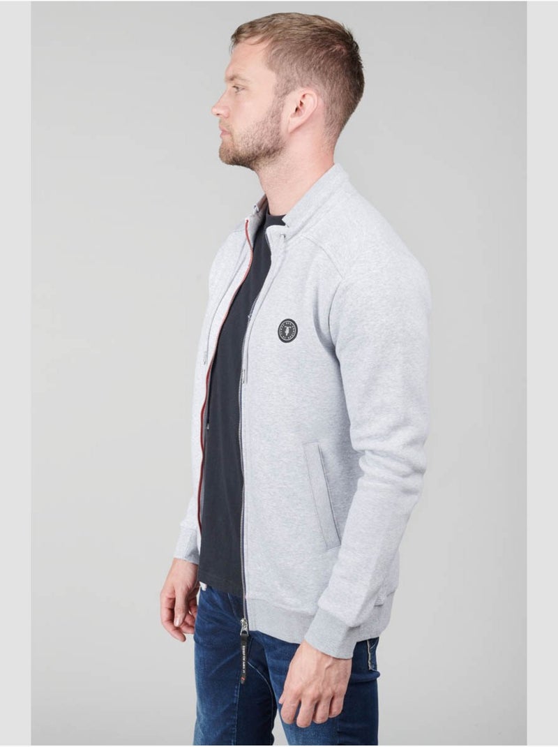 Sweat-shirt goal 'le temps des cerises' Gris - Kiabi