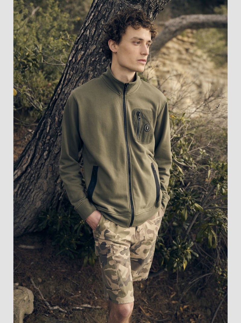 Sweat-Shirt GRESO 'Le Temps Des Cerises' Vert - Kiabi