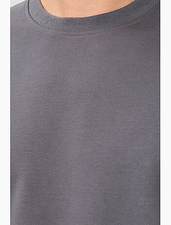 Sweat-shirt homme col rond uni tommy