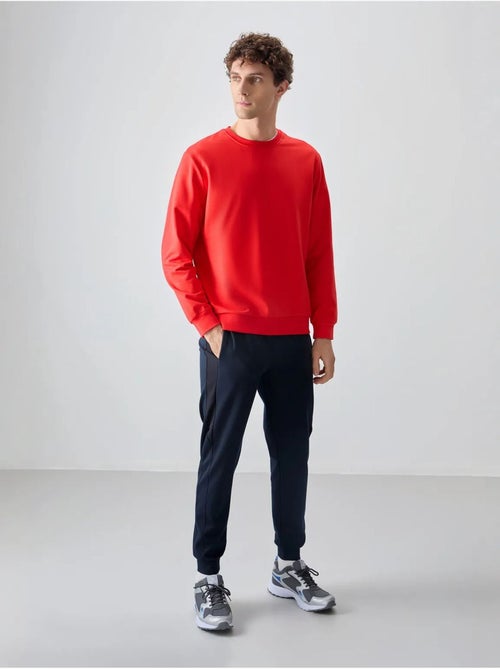 Sweat-shirt homme col rond uni tommy - Kiabi