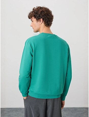 Sweat-shirt homme col rond uni tommy