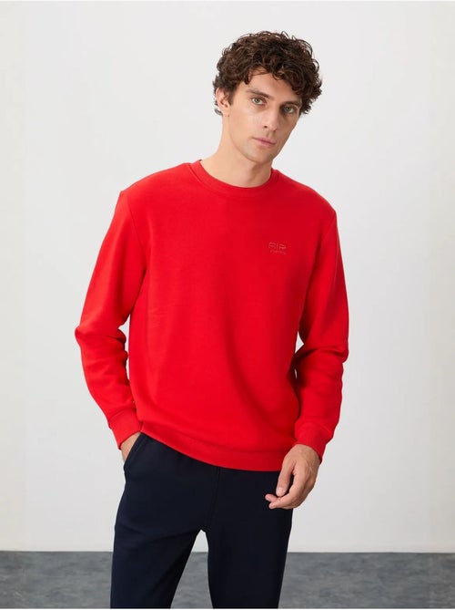 Sweat-shirt homme coupe regular à col rond tommy - Kiabi