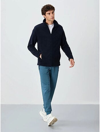 Sweat-shirt homme en maille peluche à zip tommy