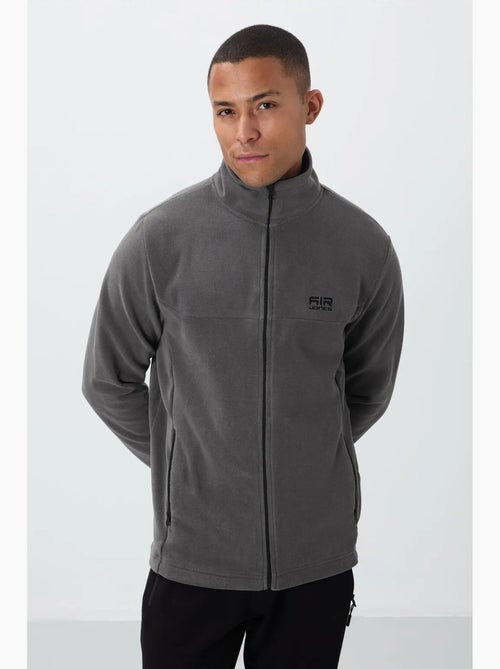 Sweat-shirt homme en maille peluche à zip tommy - Kiabi Sweat-shirt homme en maille peluche à zip tommy - Kiabi