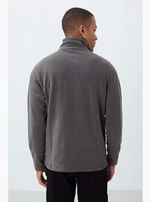Sweat-shirt homme en maille peluche à zip tommy - Kiabi Sweat-shirt homme en maille peluche à zip tommy - Kiabi