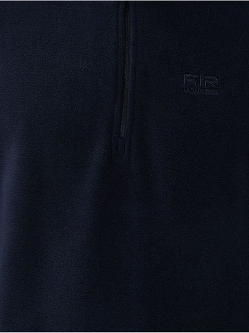Sweat-shirt homme en maille peluche, demi-zip tommy - Kiabi