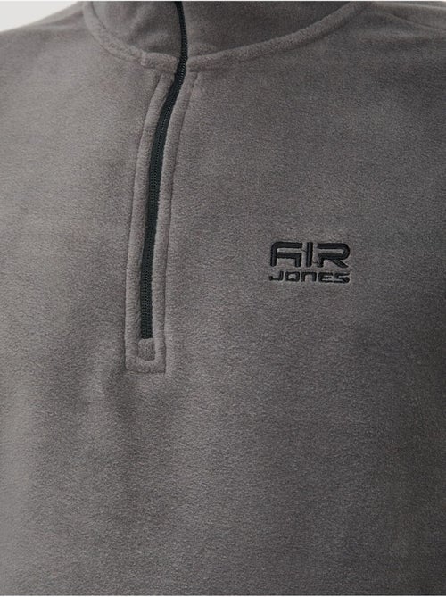 Sweat-shirt homme en maille peluche, demi-zip tommy - Kiabi Sweat-shirt homme en maille peluche, demi-zip tommy - Kiabi