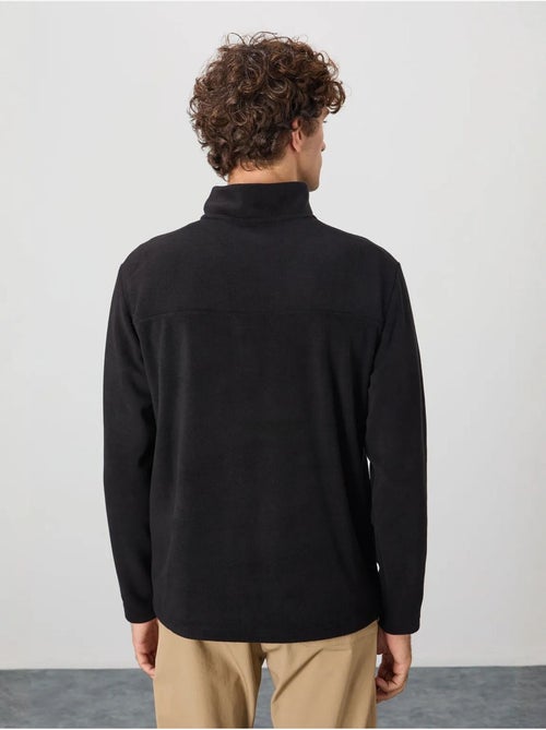 Sweat-shirt homme en maille peluche, demi-zip tommy - Kiabi
