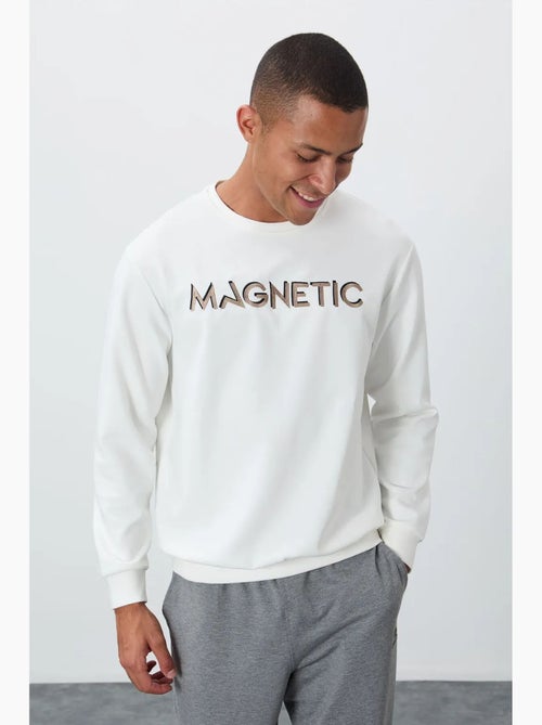 Sweat-shirt homme imprimé à col rond tommy - Kiabi Sweat-shirt homme imprimé à col rond tommy - Kiabi