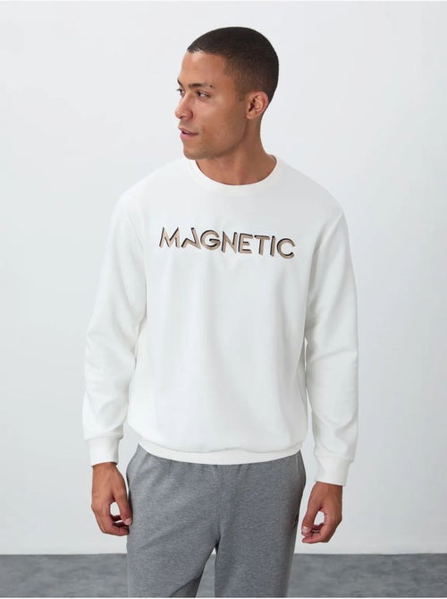 Sweat-shirt homme imprimé à col rond tommy - Kiabi Sweat-shirt homme imprimé à col rond tommy - Kiabi
