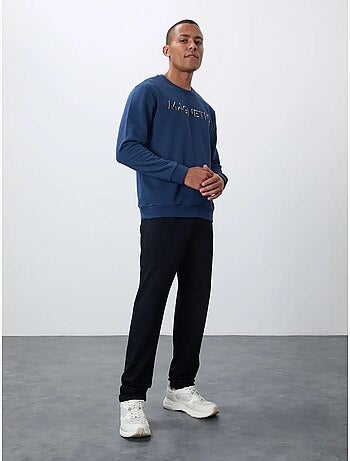 Sweat-shirt homme imprimé à col rond tommy