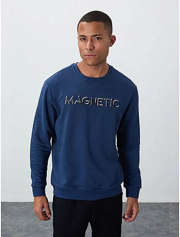 Sweat-shirt homme imprimé à col rond tommy