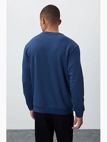Sweat-shirt homme imprimé à col rond tommy