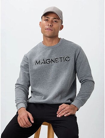 Sweat-shirt homme imprimé à col rond tommy
