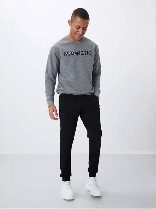 Sweat-shirt homme imprimé à col rond tommy - Kiabi