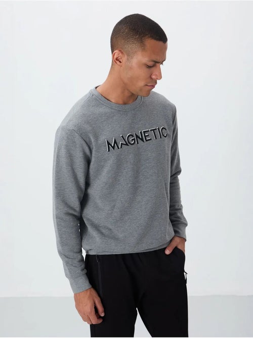 Sweat-shirt homme imprimé à col rond tommy - Kiabi