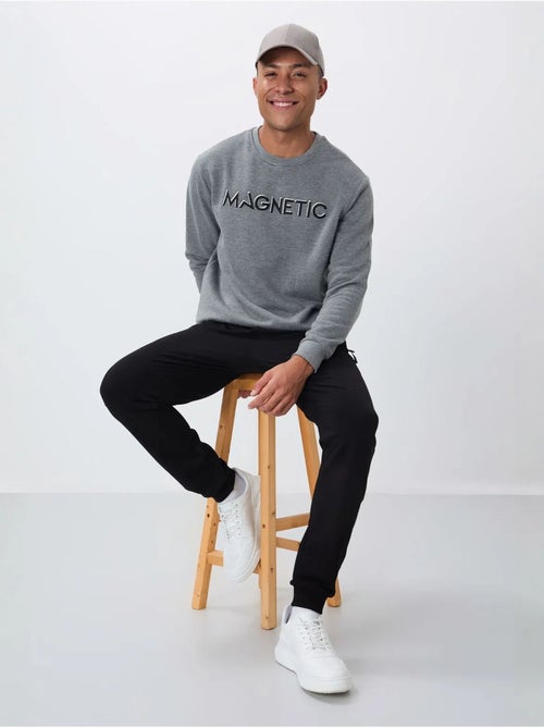 Sweat-shirt homme imprimé à col rond tommy - Kiabi