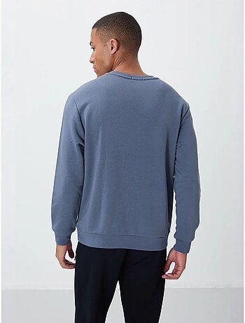Sweat-shirt homme imprimé à col rond tommy
