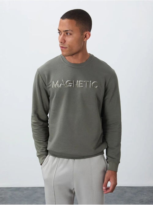 Sweat-shirt homme imprimé à col rond tommy - Kiabi Sweat-shirt homme imprimé à col rond tommy - Kiabi