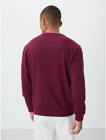 Sweat-shirt homme imprimé à col rond tommy