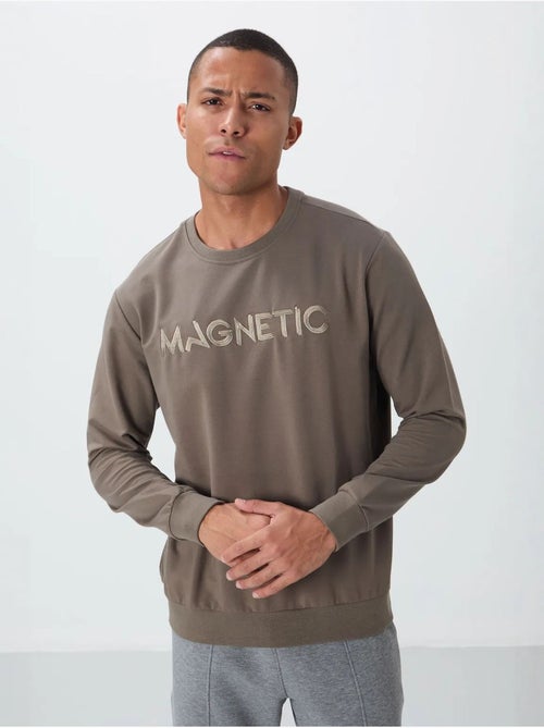 Sweat-shirt homme imprimé à col rond tommy - Kiabi