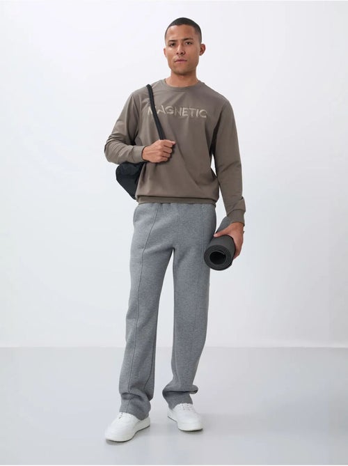 Sweat-shirt homme imprimé à col rond tommy - Kiabi