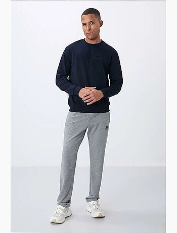 Sweat-shirt homme uni à col rond tommy