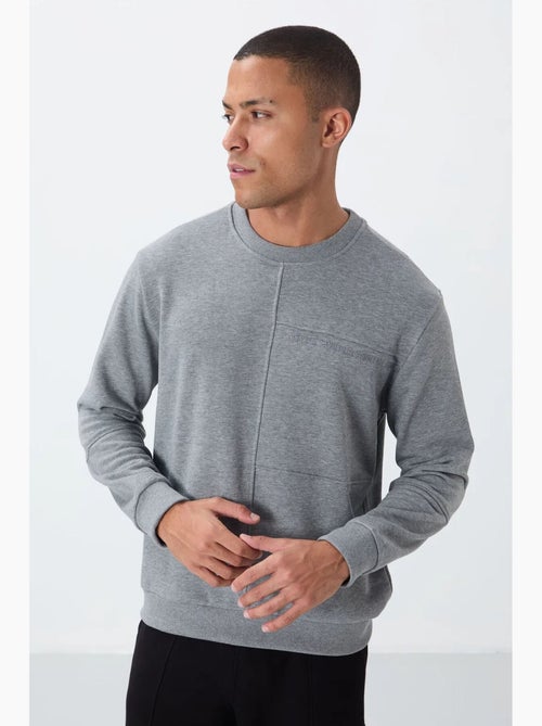 Sweat-shirt homme uni à col rond tommy - Kiabi Sweat-shirt homme uni à col rond tommy - Kiabi