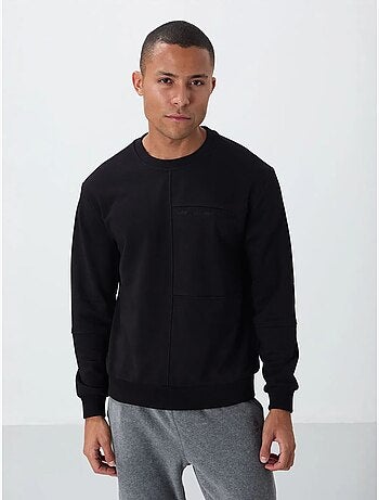 Sweat-shirt homme uni à col rond tommy